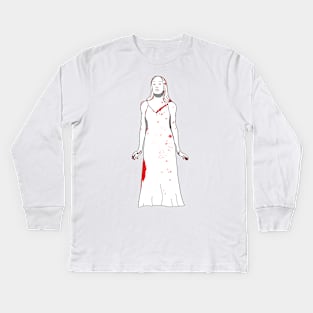 carrie white Kids Long Sleeve T-Shirt